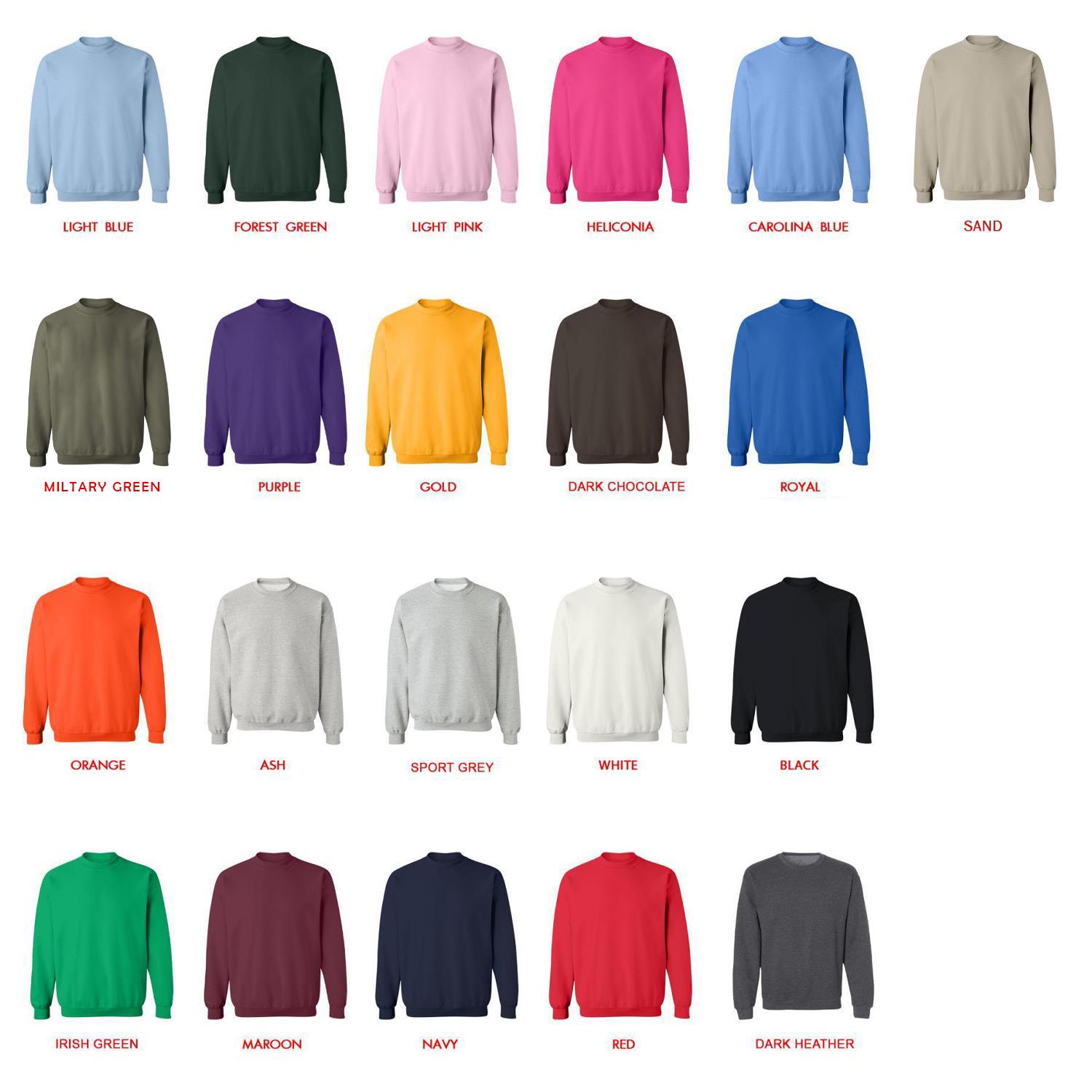sweatshirt color chart - Disco Elysium Shop