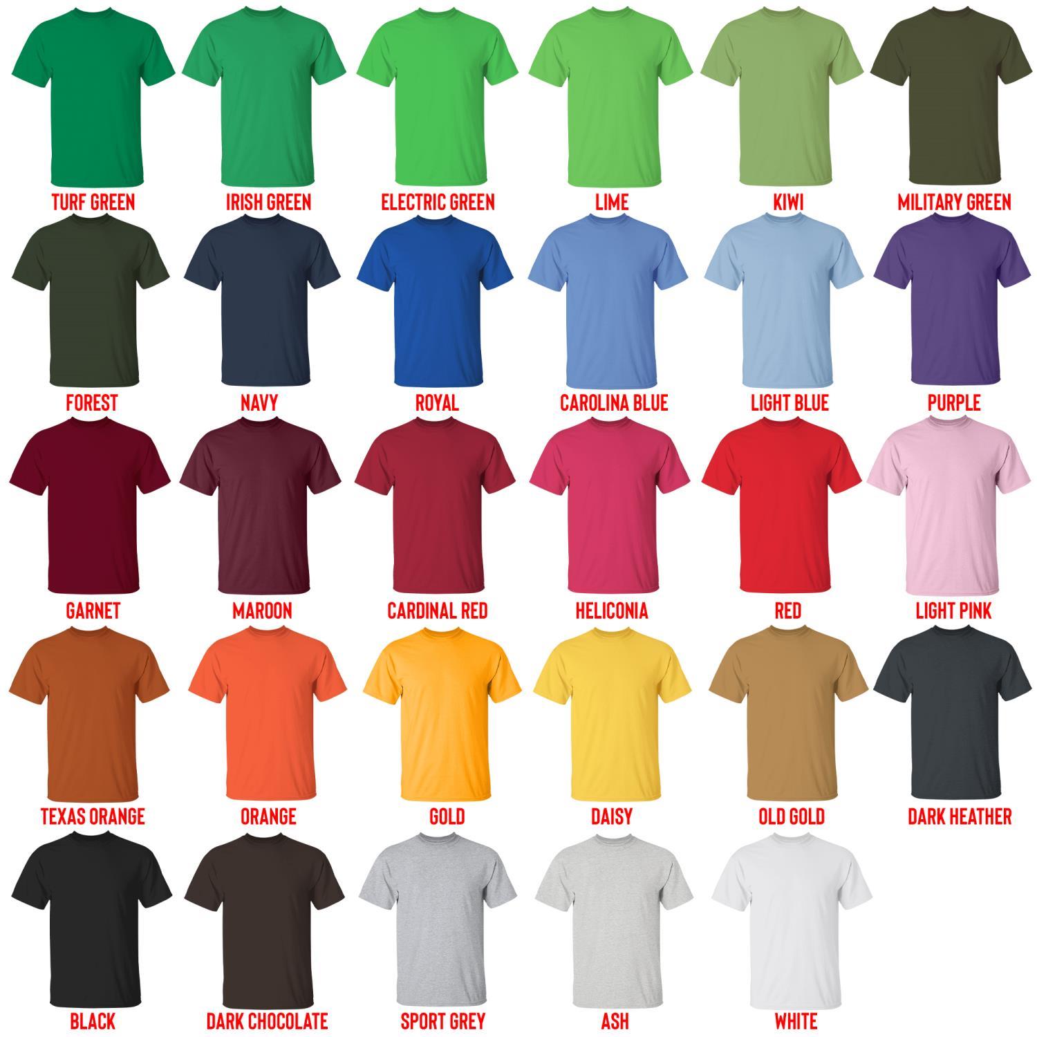 t shirt color chart - Disco Elysium Shop