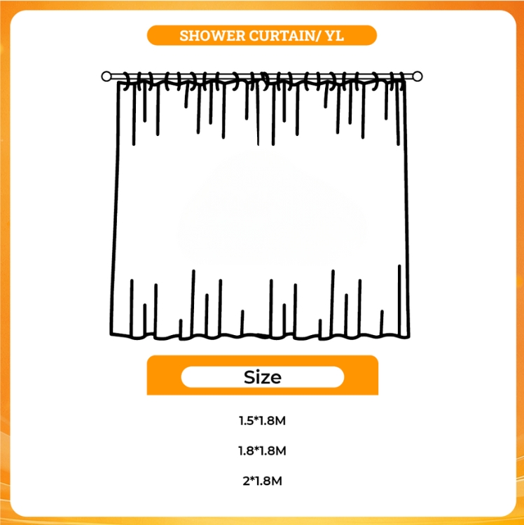 3D shower curtain - Disco Elysium Shop