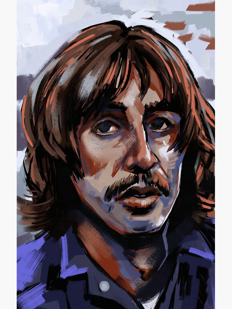 Disco Elysium George Harrison Portrait Shower Curtain - Image 2