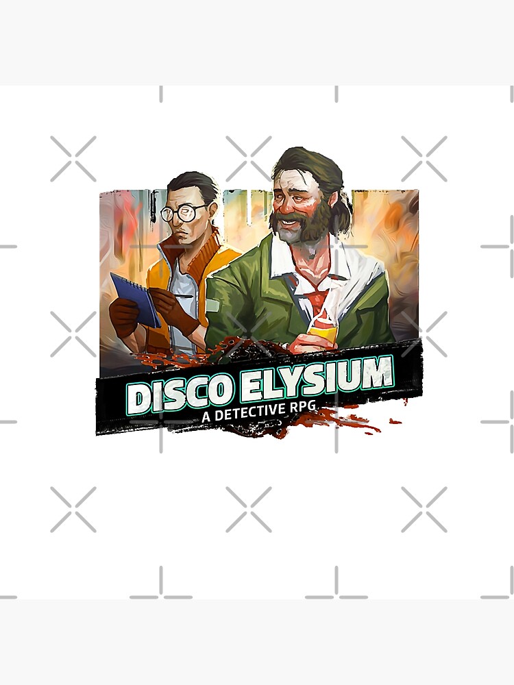 Disco Elysium Thoughtful Fan Gift Tapestry - Image 2