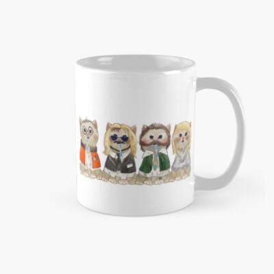 Playful Drooling Disco Cats Mug