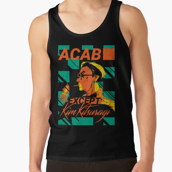 Acab Except Kim Kitsuragi Quote Tank Top - Image 2
