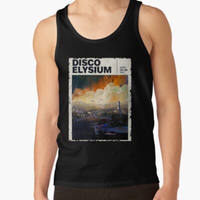 Distressed Disco Elysium Logo Tank Top