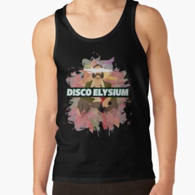 Painterly Disco Elysium Watercolor Tank Top