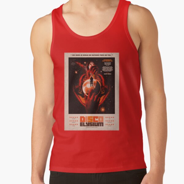 Playful Disco Elysium Gaming Gift Tank Top - Image 4