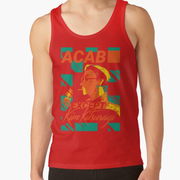Acab Except Kim Kitsuragi Quote Tank Top - Image 4