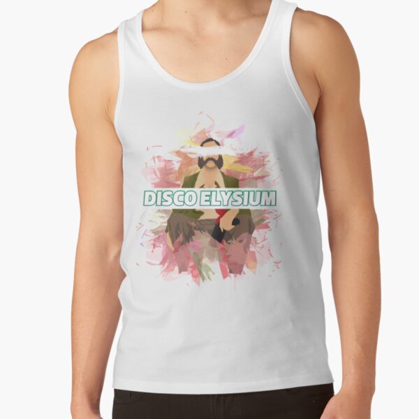 Painterly Disco Elysium Watercolor Tank Top - Image 2