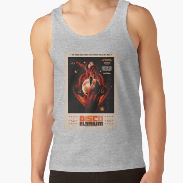 Playful Disco Elysium Gaming Gift Tank Top - Image 3