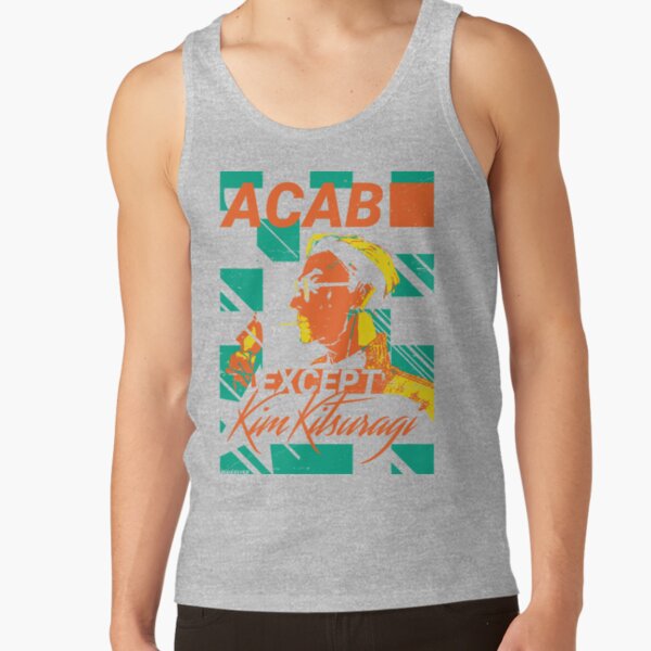 Acab Except Kim Kitsuragi Quote Tank Top - Image 3