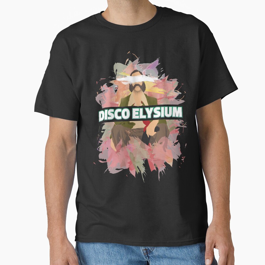 Painterly Disco Elysium Watercolor T-shirt