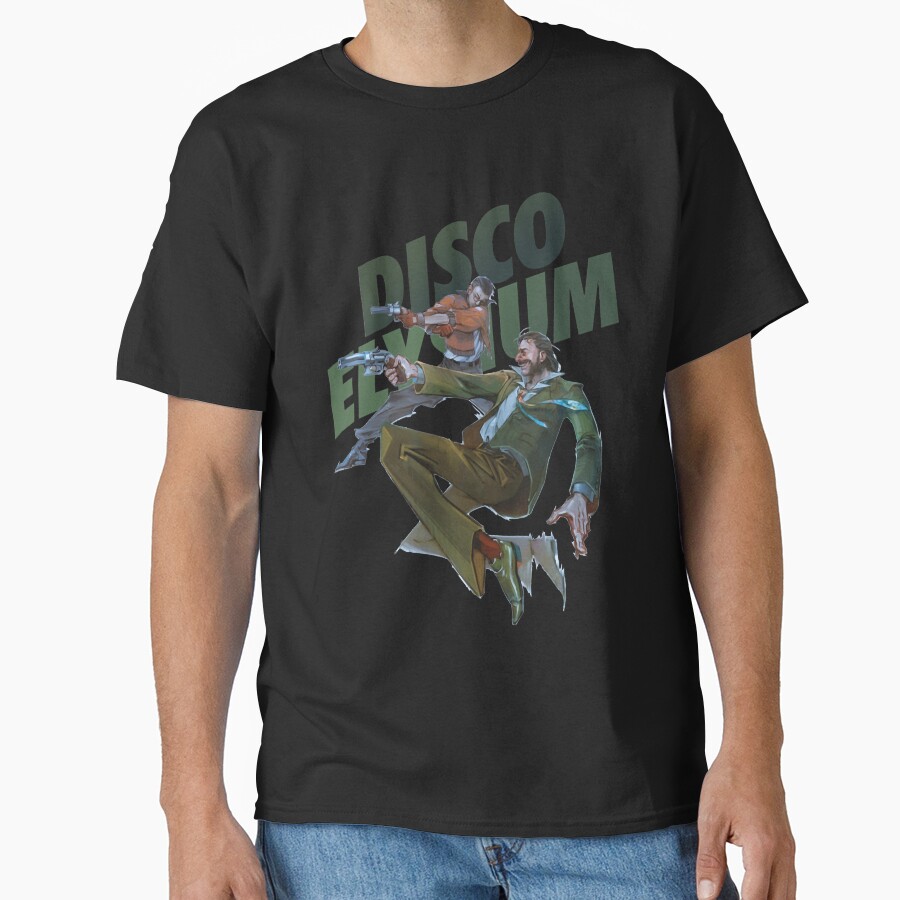 Humorous Disco Elysium Gameplay Gift T-shirt - Image 2