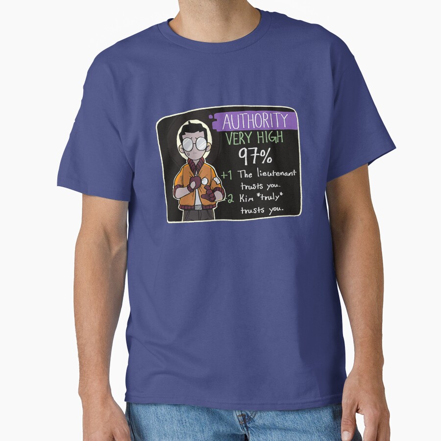 Trustworthy Kim Truly Trusts You Disco Elysium T-shirt - Image 4