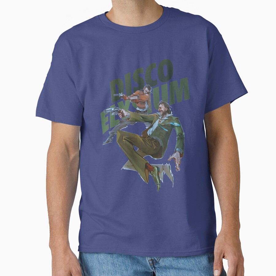 Humorous Disco Elysium Gameplay Gift T-shirt - Image 4