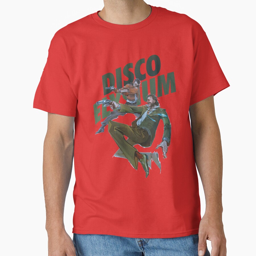 Humorous Disco Elysium Gameplay Gift T-shirt - Image 5