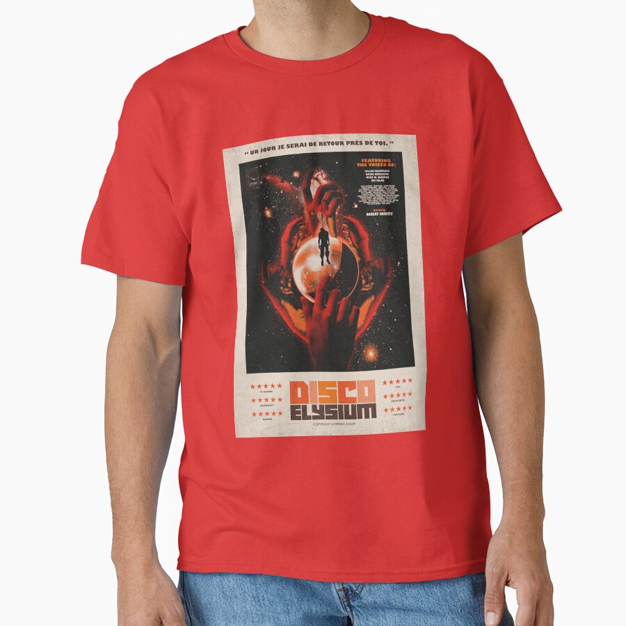 Playful Disco Elysium Gaming Gift T-shirt - Image 5