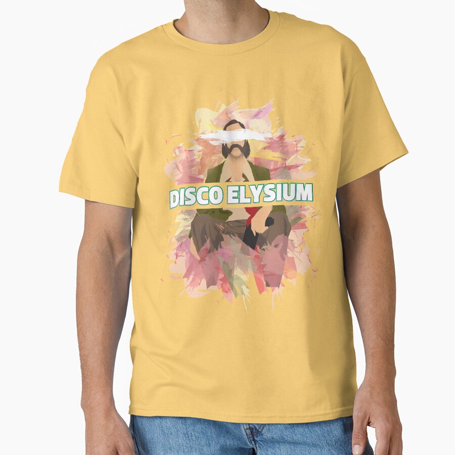 Painterly Disco Elysium Watercolor T-shirt - Image 6