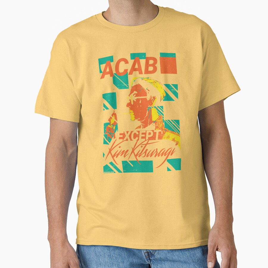 Minimalist Acab Except Kim Kitsuragi T-shirt - Image 6