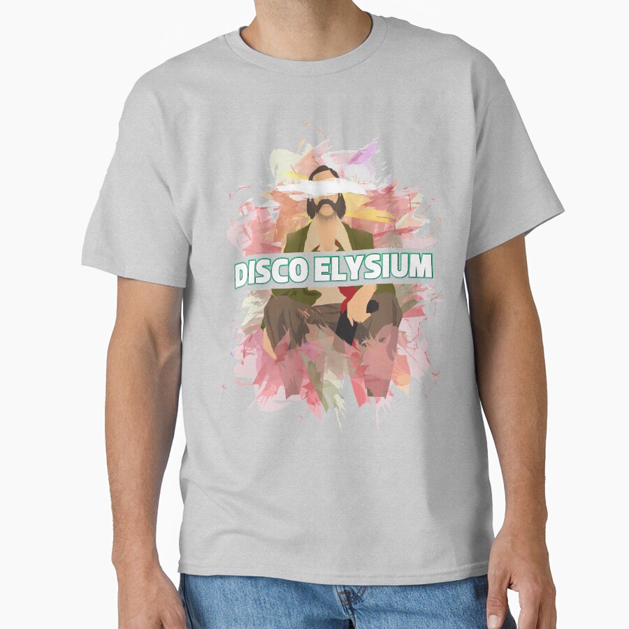 Painterly Disco Elysium Watercolor T-shirt - Image 3