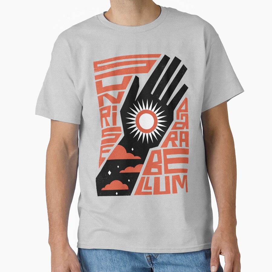 Hopeful Sunrise Parabellum Disco Elysium T-shirt - Image 3