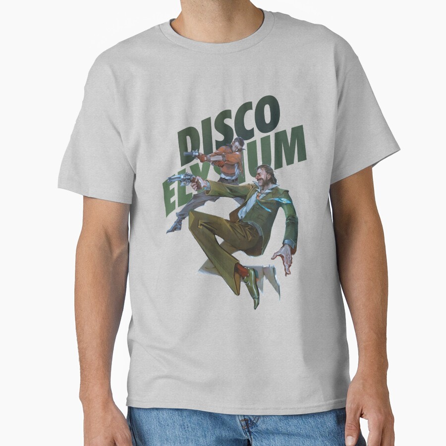 Humorous Disco Elysium Gameplay Gift T-shirt - Image 3