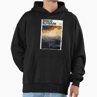 Distressed Disco Elysium Logo Hoodie