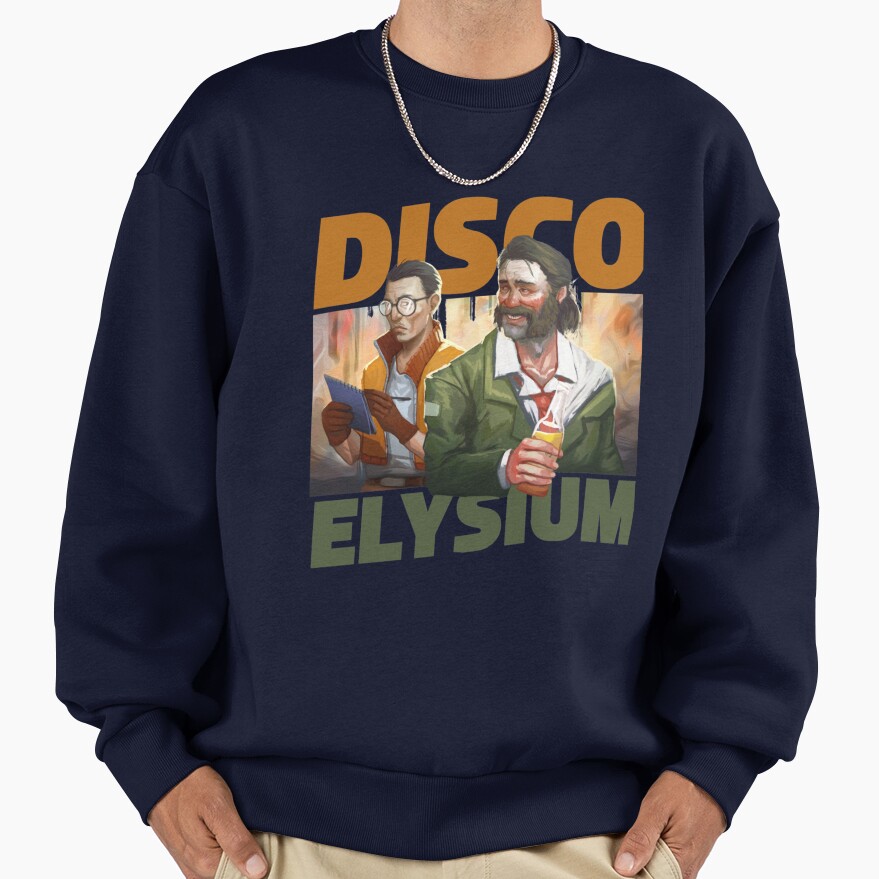 Classic Disco Elysium Logo Sweatshirt - Image 5