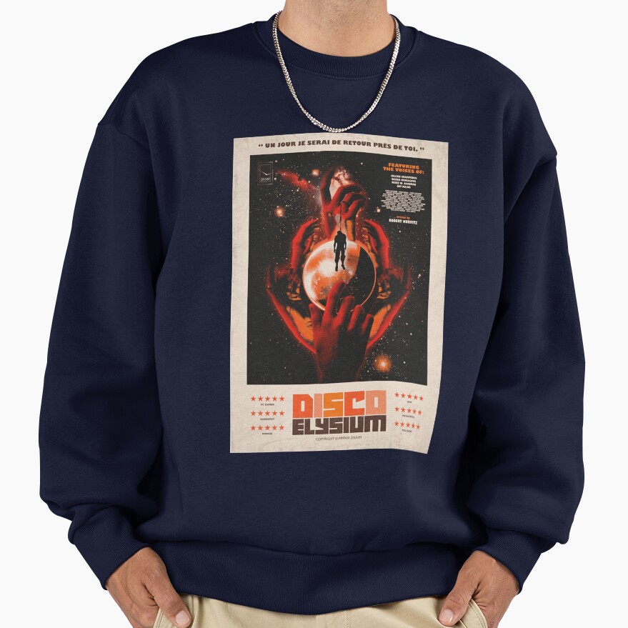 Playful Disco Elysium Gaming Gift Sweatshirt - Image 5