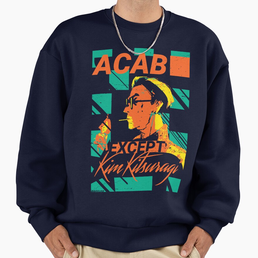 Acab Except Kim Kitsuragi Quote Sweatshirt - Image 5
