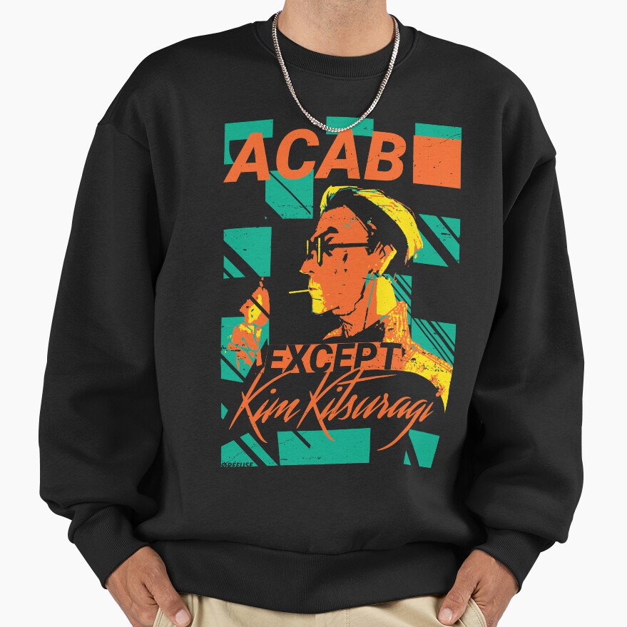 Acab Except Kim Kitsuragi Quote Sweatshirt - Image 2
