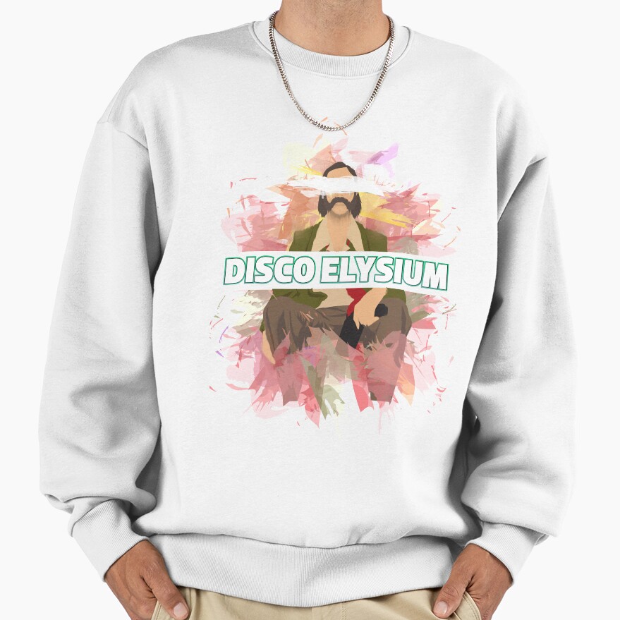 Painterly Disco Elysium Watercolor Sweatshirt - Image 2
