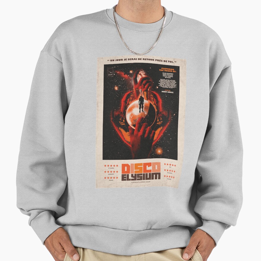 Playful Disco Elysium Gaming Gift Sweatshirt - Image 4