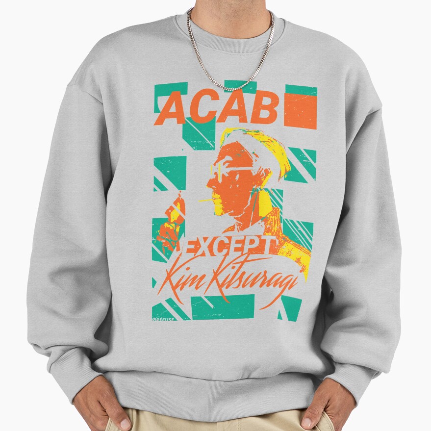 Acab Except Kim Kitsuragi Quote Sweatshirt - Image 4