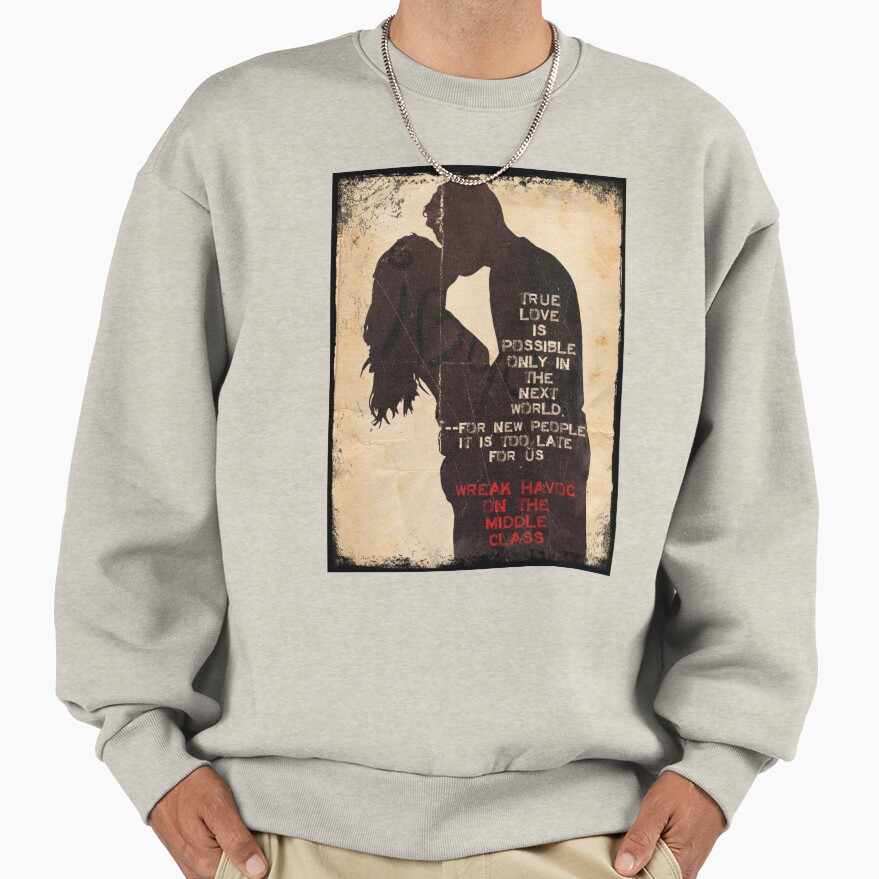 Heartfelt True Love Disco Elysium Quote Sweatshirt - Image 3