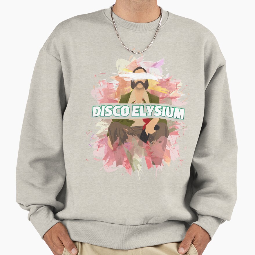 Painterly Disco Elysium Watercolor Sweatshirt - Image 3