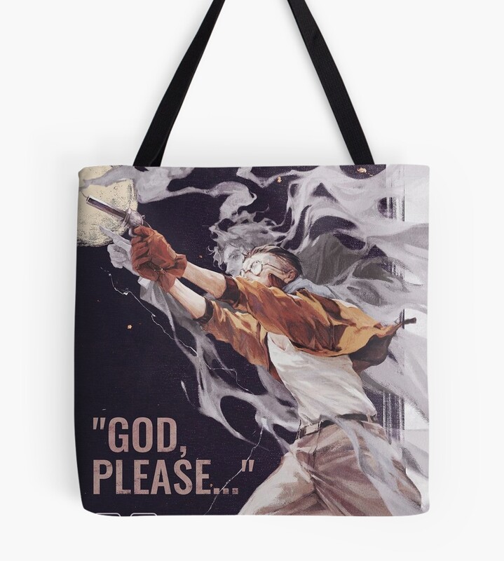 Disco Elysium Kim Kitsuragi God Please Tote Bag