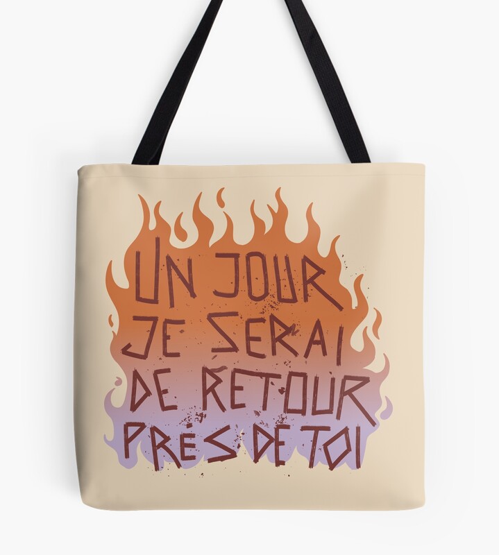 Disco Elysium Un Jour Je Serai Inscription Tote Bag