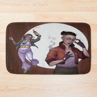 Disco Elysium Harriet On The Dancefloor Bath Mat