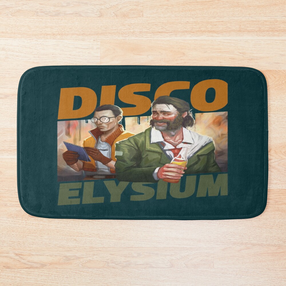 Disco Elysium Noir Detective Bath Mat