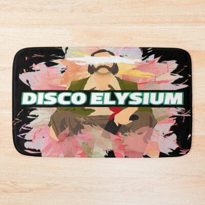 Disco Elysium Watercolor Bath Mat