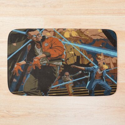 Disco Elysium Church Scene Harry And Kim Bath Mat