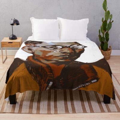 Disco Elysium Kim Kitsuragi Throw Blanket