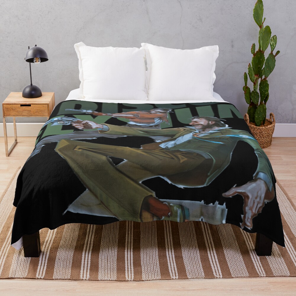Disco Elysium Funny Gameplay Gift Throw Blanket