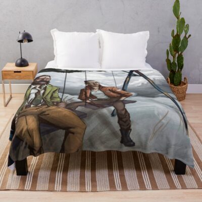 Disco Elysium The Swingset Throw Blanket