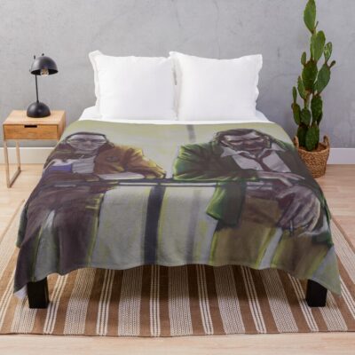 Disco Elysium End Of Day Debrief Throw Blanket