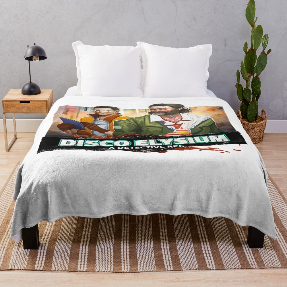 Disco Elysium Thoughtful Fan Gift Throw Blanket