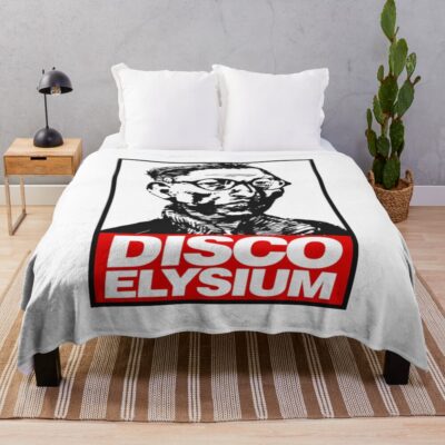 Disco Elysium Christmas Animal Throw Blanket
