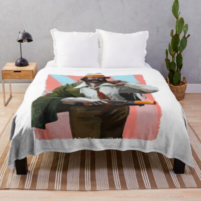 Disco Elysium Vintage Retro Throw Blanket