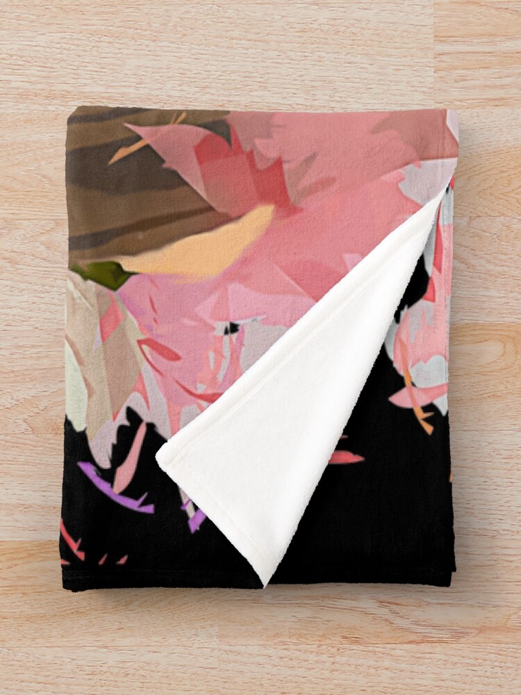 Disco Elysium Watercolor Throw Blanket - Image 2