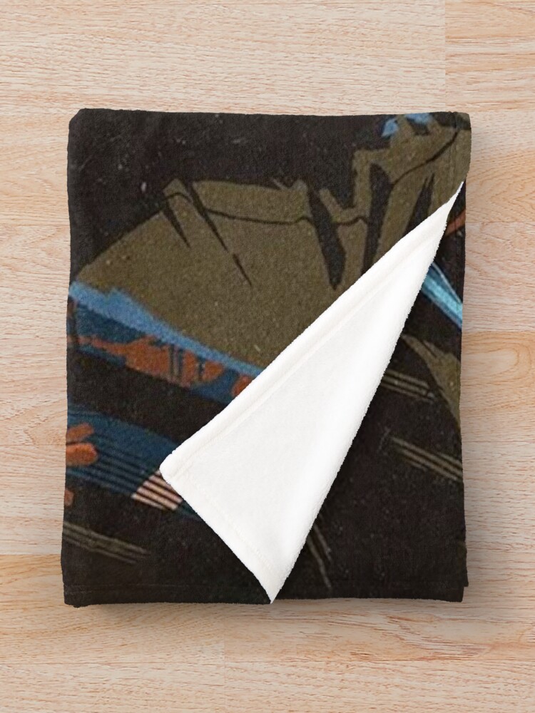 Disco Elysium Church Scene Harry And Kim Throw Blanket - Image 2